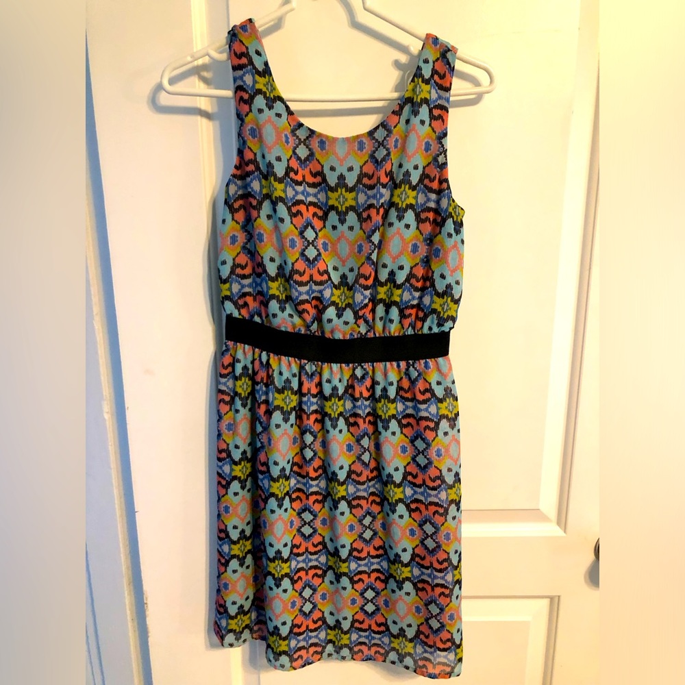 Pastel print sundress S xhilaration